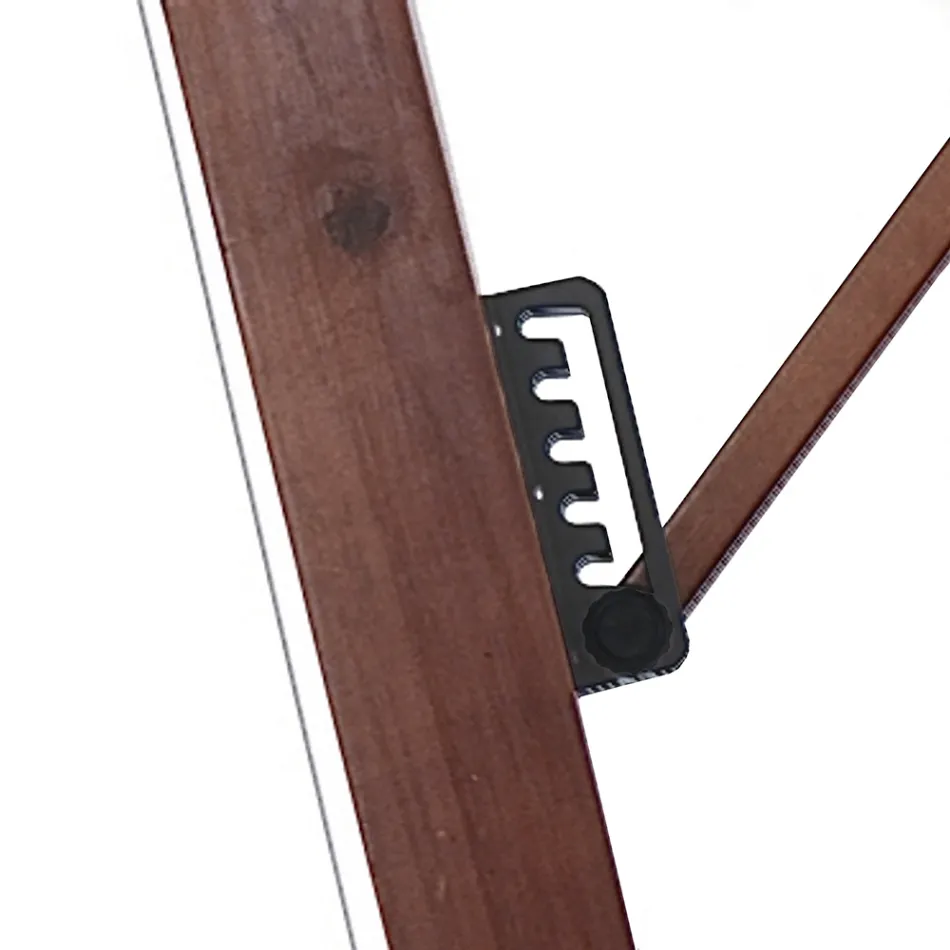 Massivt træ paraply med PVC-belagt polyester baldakin - Devoir Viadurini