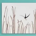 Rektangulær, moderne design, hvid trævægur - filigran Viadurini