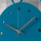 Stor moderne farvet rund trævægur - Infondoalmar Viadurini