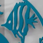 Stor moderne farvet rund trævægur - Infondoalmar Viadurini