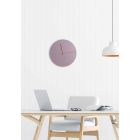 Moderne lyserød rund vægur fremstillet i Italien - Imalia Viadurini