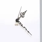 Hvid firkantet vægur med moderne rosedekoration - snedrop Viadurini