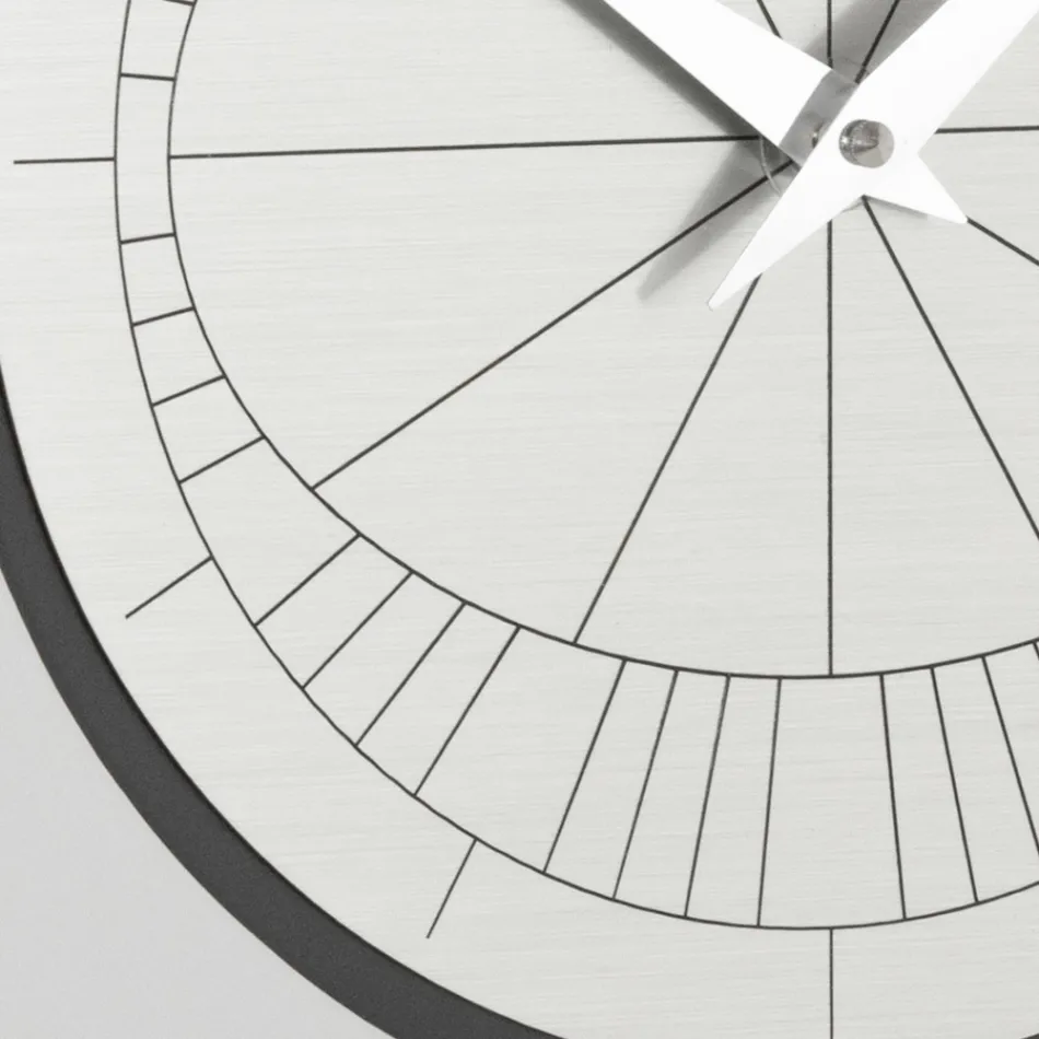 Ur med relieframme og polypropylen med forskellige farver - Lunarium Viadurini