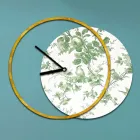 Ur med træ og trykt panel lavet i Italien - Malawi Viadurini