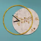 Ur med træ og trykt panel lavet i Italien - Malawi Viadurini