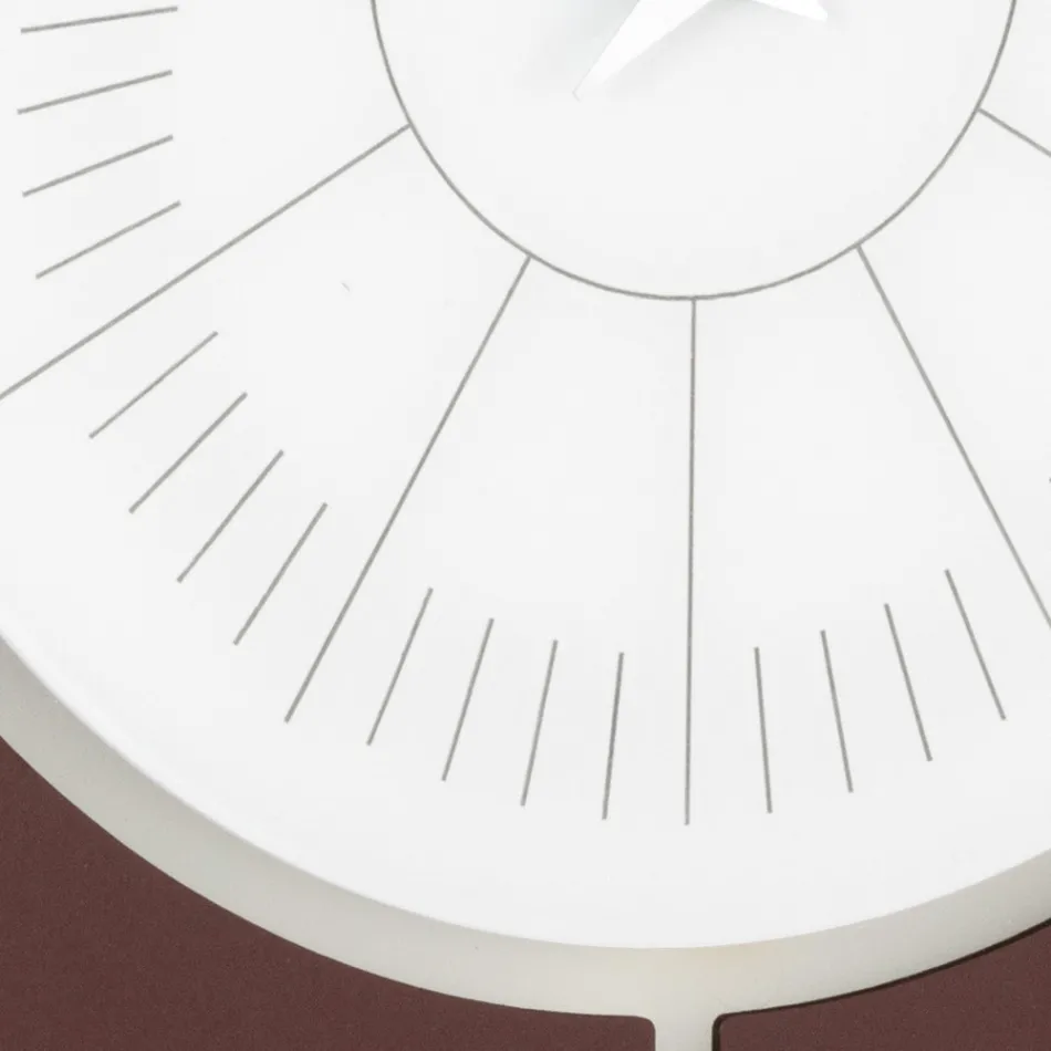 Vægur i methacrylat og linnedramme fremstillet i Italien - Battito Viadurini