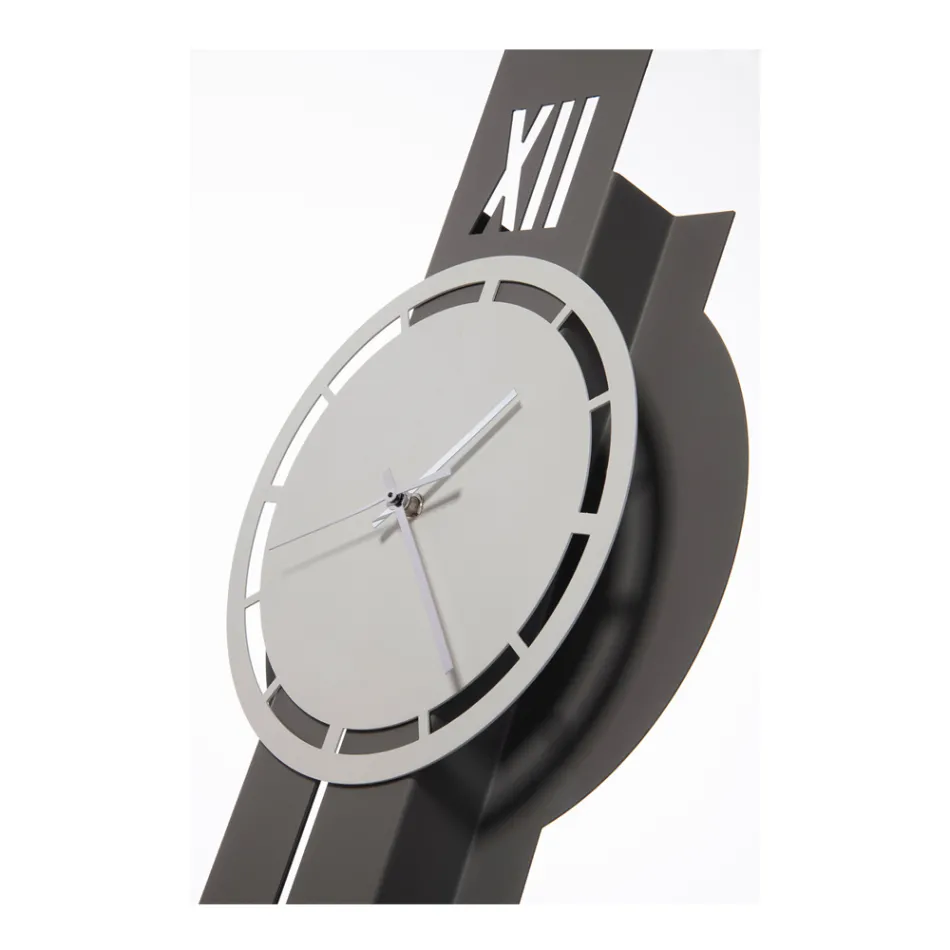 Jern vægur med pendul Lavet i Italien - Lyd Viadurini