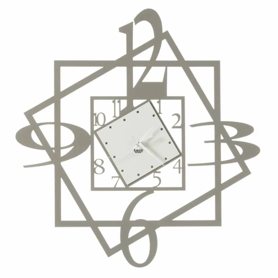 Moderne jernvægsur geometrisk design fremstillet i Italien - Procida Viadurini