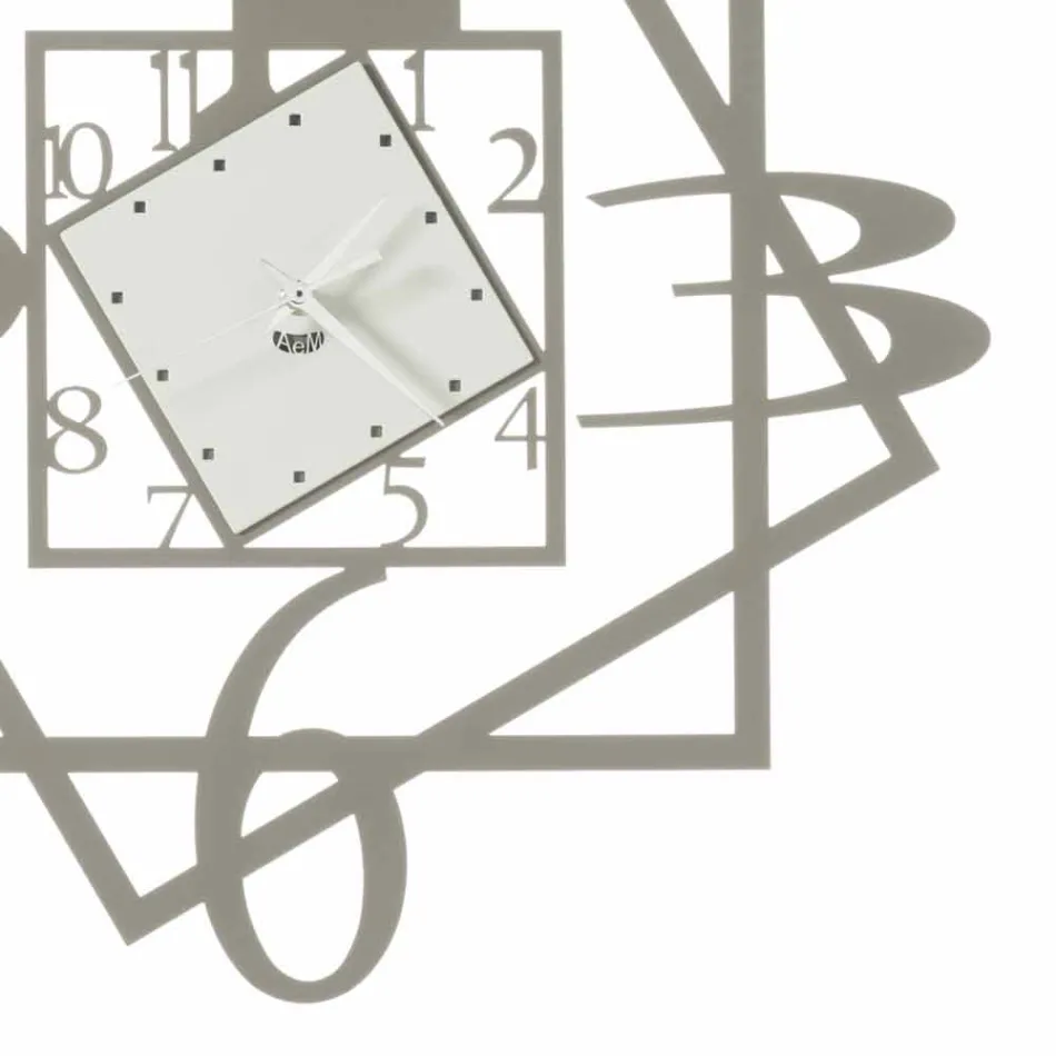 Moderne jernvægsur geometrisk design fremstillet i Italien - Procida Viadurini