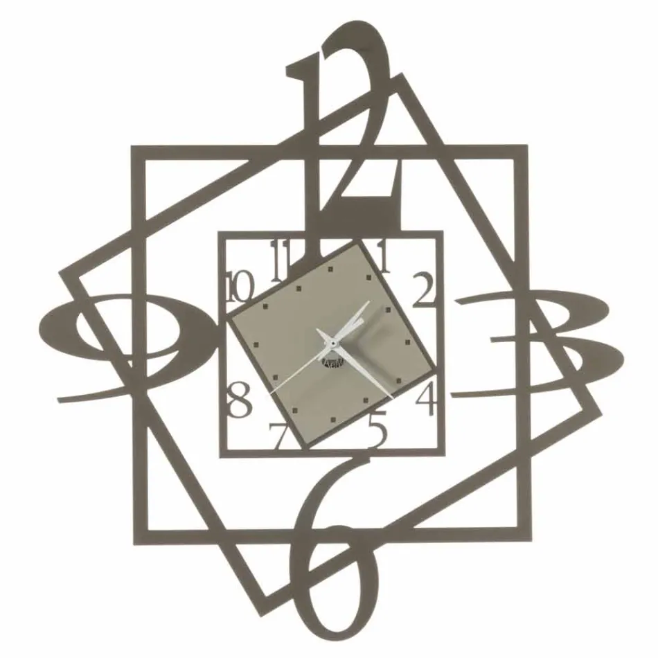 Moderne jernvægsur geometrisk design fremstillet i Italien - Procida Viadurini