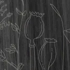 Moderne rundt design trævægur og lasergravering - Florinto Viadurini