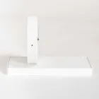 Drejeligt bordur med stålspejl fremstillet i Italien - fortjenstfuldt Viadurini