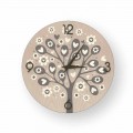 Tree Of Heart moderne design væg ur lavet af træ