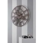 Stor og rund Lurvet farvet trævægur - mekanisme Viadurini