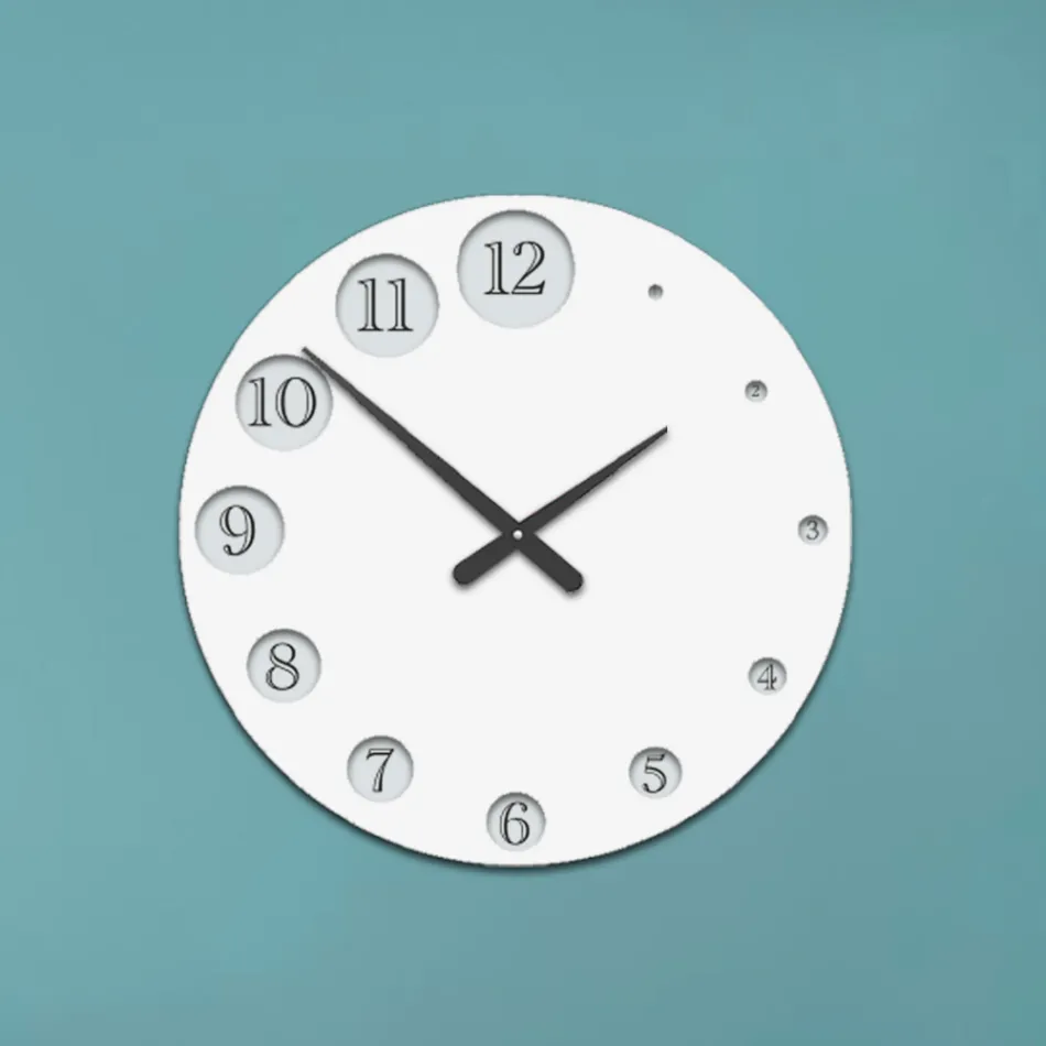 Træur med gradvist forstørrende tal lavet i Italien - Kenya Viadurini