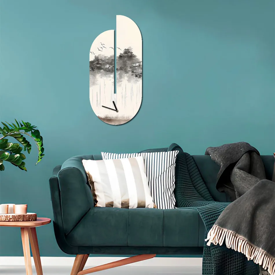 Træur med hejretryk lavet i Italien - Palau Viadurini