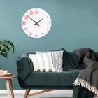 Træur med Camellia Flower Print Fremstillet i Italien - Indien Viadurini