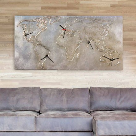 Moderne ur med fem urskive, der skildrer Miles-verdenen Viadurini