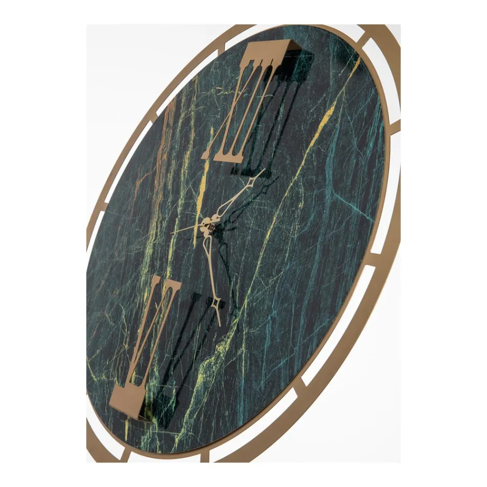 Ur lavet af jern med 3 visere lavet i Italien - Stjerne Viadurini