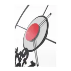 Ur lavet af jern med faldne tal lavet i Italien - Vædderen Viadurini