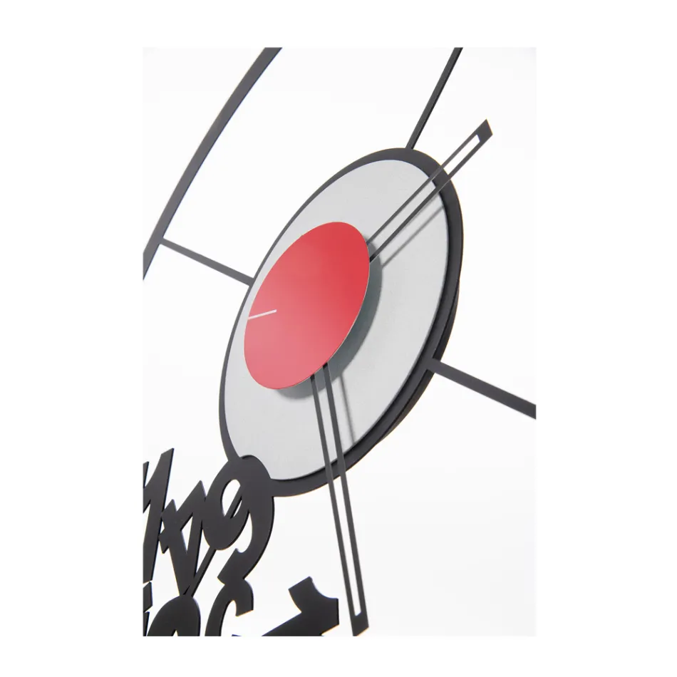 Ur lavet af jern med faldne tal lavet i Italien - Vædderen Viadurini