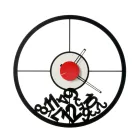 Ur lavet af jern med faldne tal lavet i Italien - Vædderen Viadurini