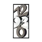 Ur lavet af jern med store tal lavet i Italien - Akvarium Viadurini