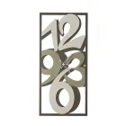 Ur lavet af jern med store tal lavet i Italien - Akvarium Viadurini