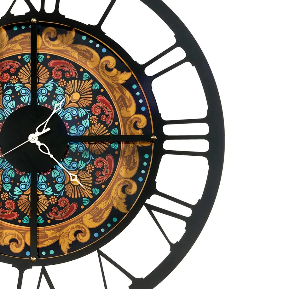 Ur lavet af jern i 3 forskellige overflader lavet i Italien - hvede Viadurini