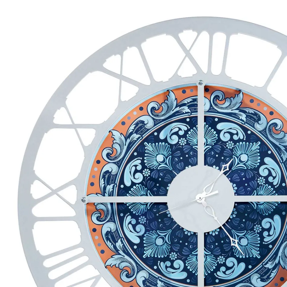 Ur lavet af jern i 3 forskellige overflader lavet i Italien - hvede Viadurini