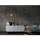 Rund jerndesign vægur lavet i Italien - Kombo Viadurini