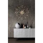 Rund jerndesign vægur lavet i Italien - Kombo Viadurini