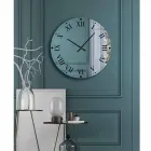 Rundt vægur i spejlkrystal Made in Italy - Gear Viadurini