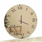 Rundt vægur i spejlkrystal Made in Italy - Gear Viadurini