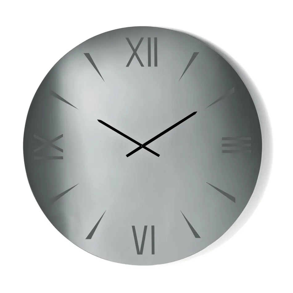 Rundt spejlglasur med lasergraverede tal - Clelia Viadurini