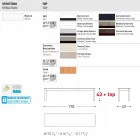 Varaschin System udendørs bænk i designmalet aluminium Viadurini