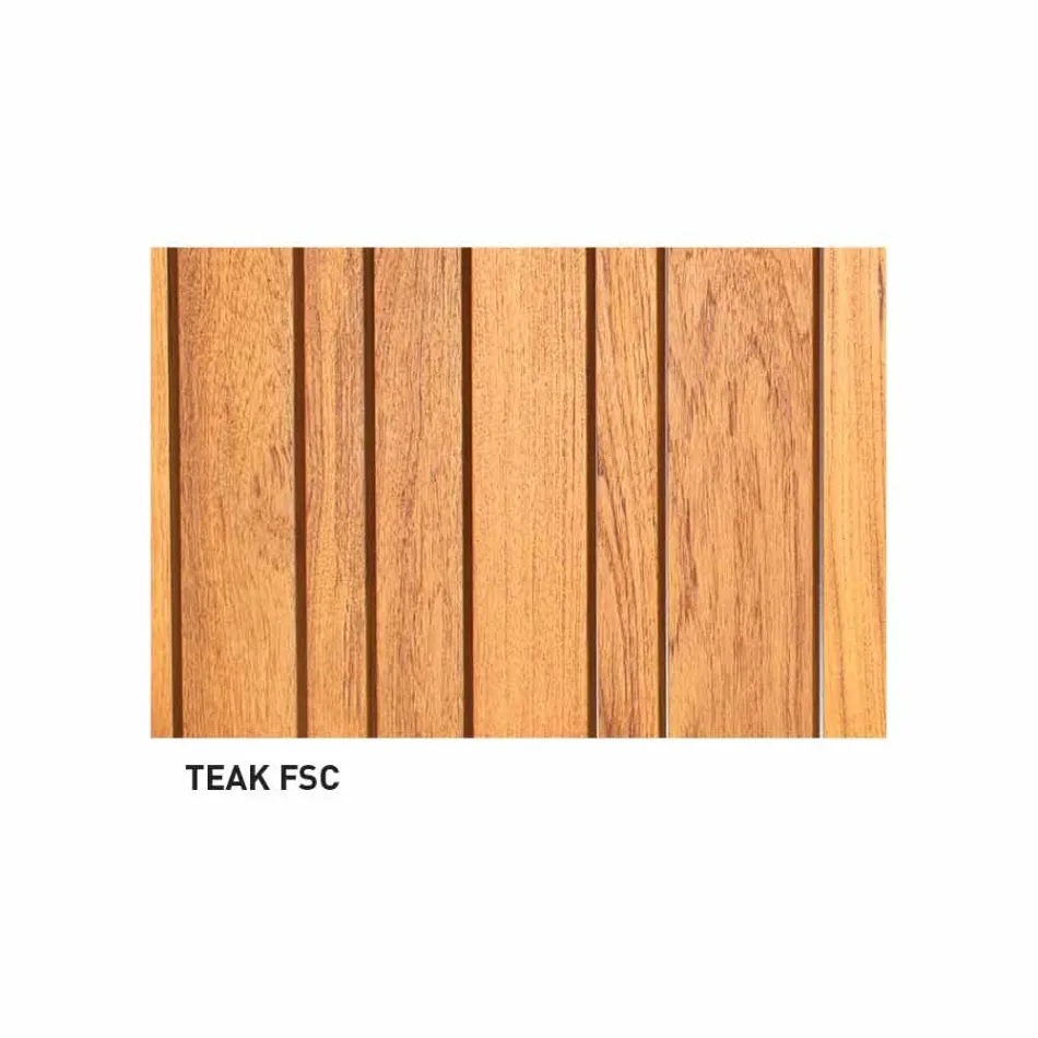 Varaschin System udendørs bænk i designmalet aluminium Viadurini