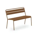 Stabelbar havebænk med galvaniseret stålkonstruktion lavet i Italien - Ralph Viadurini