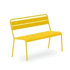 Stabelbar havebænk med galvaniseret stålkonstruktion lavet i Italien - Ralph Viadurini