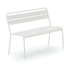 Stabelbar havebænk med galvaniseret stålkonstruktion lavet i Italien - Ralph Viadurini