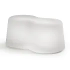 Bølget udendørs bænk i polyethylen Fremstillet i Italien - Brenda Viadurini