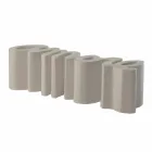 Farvet designbænk Slide Kærlighed moderne lavet i Italien Viadurini