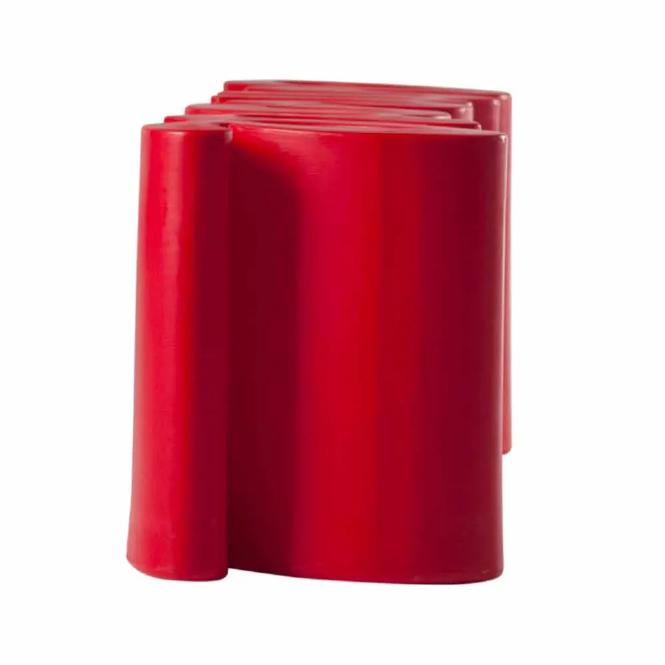 Farvet designbænk Slide Kærlighed moderne lavet i Italien Viadurini