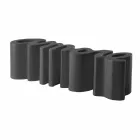 Farvet designbænk Slide Kærlighed moderne lavet i Italien Viadurini