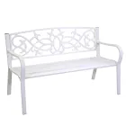 Havebænk lavet af metal med forskellige overflader - hæftemaskine Viadurini