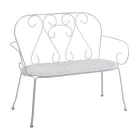 Havebænk lavet udelukkende af metal - Arkiv Viadurini