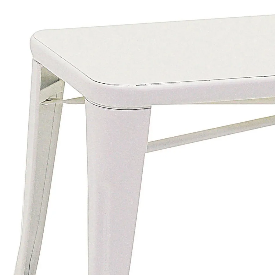 Indendørs bænk lavet udelukkende af jern - Raft Viadurini