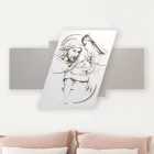 Panel med lasergraveret familie lavet i Italien - Micky Viadurini