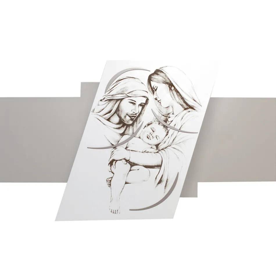 Panel med lasergraveret familie lavet i Italien - Micky Viadurini