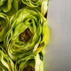 Dekorativt vægpanel med kunstige blomster fremstillet i Italien - Nunco Viadurini